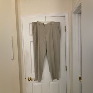 Tommy Bahama flat front silk blend pants